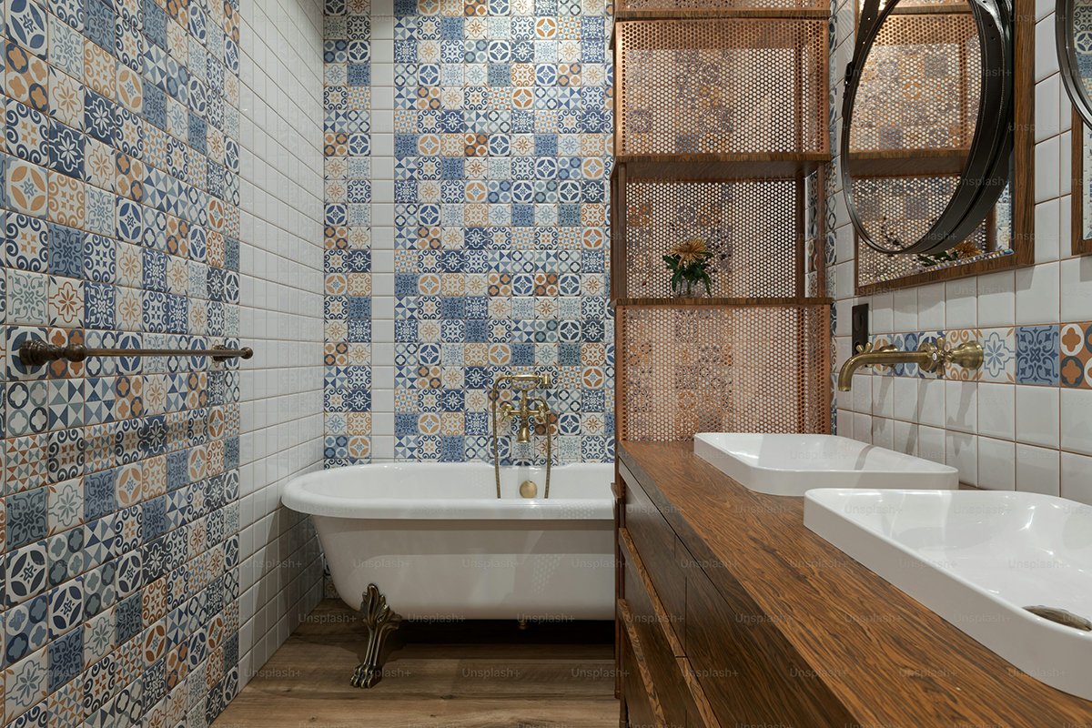 transform your bathroom with stylish ceramic tiles